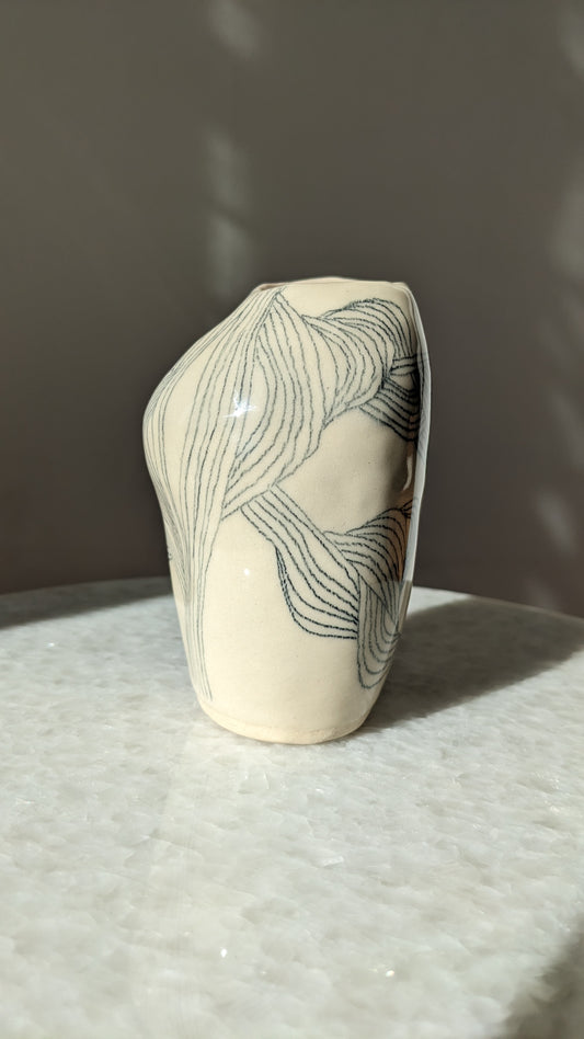 Camelia vase